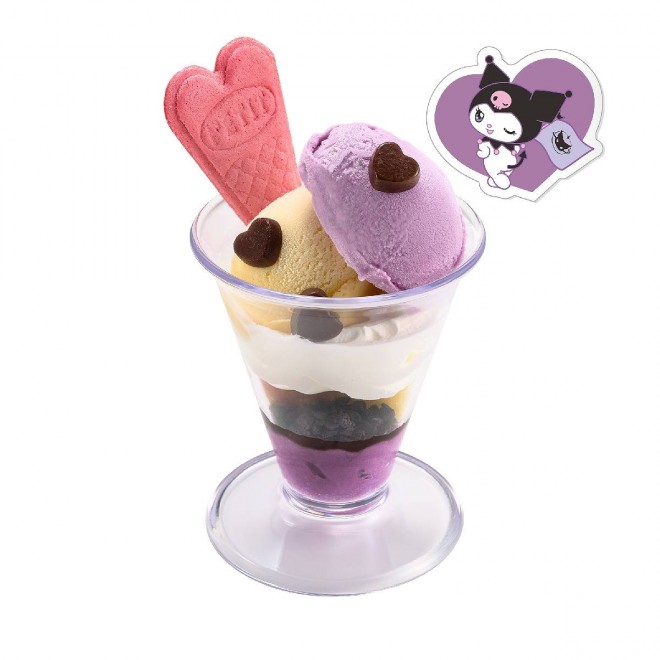 Sushiro Collaborates with Sanrio's Kuromi W Oimo Choco Parfait