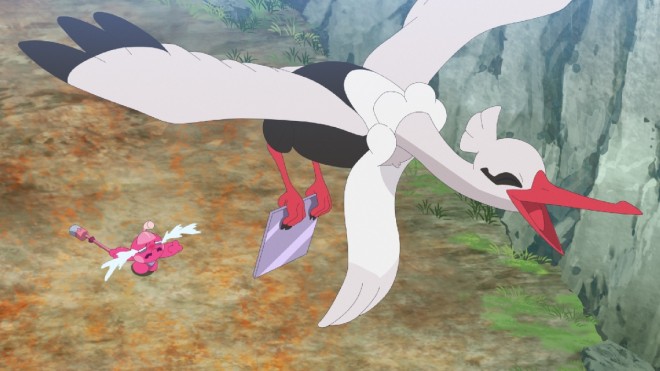 Scene from the Pokémon anime