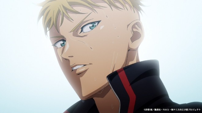 Scene from The New Prince of Tennis U-17 World Cup Semifinal (C) Takeshi Konomi/Shueisha, NAS, The New Prince of Tennis Project