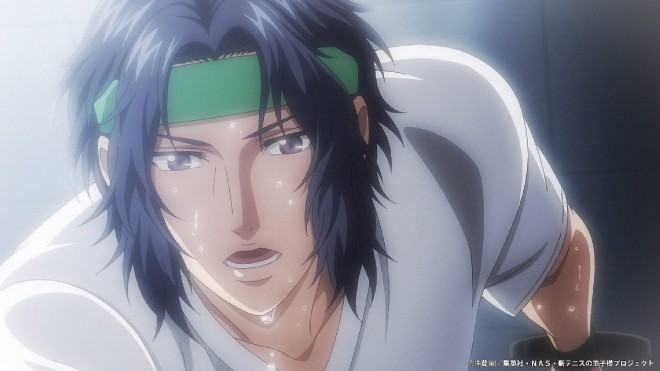 Scene from The New Prince of Tennis U-17 World Cup Semifinal (C) Takeshi Konomi/Shueisha, NAS, The New Prince of Tennis Project