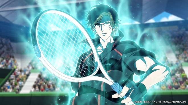 Scene from The New Prince of Tennis U-17 World Cup Semifinal (C) Takeshi Konomi/Shueisha, NAS, The New Prince of Tennis Project