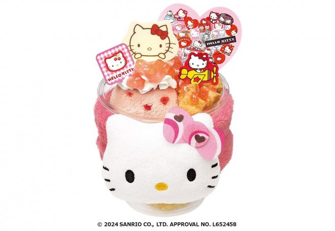 Hello Kitty Birthday Apple Pie Sundae