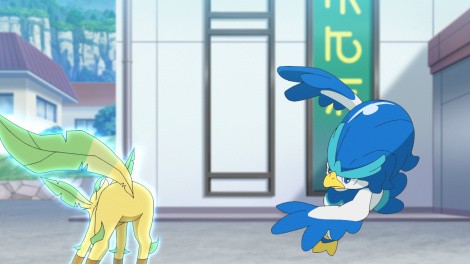 Scene from the Pokémon anime