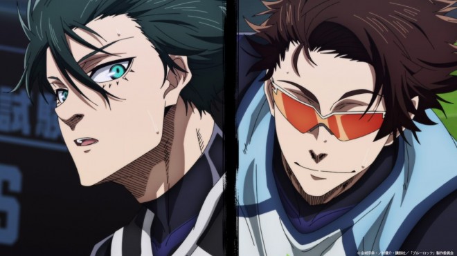 Rin Itoshi and Kenyu Yumimiya from anime Blue Lock vs. U-20 Japan EP28 (S2 EP4)