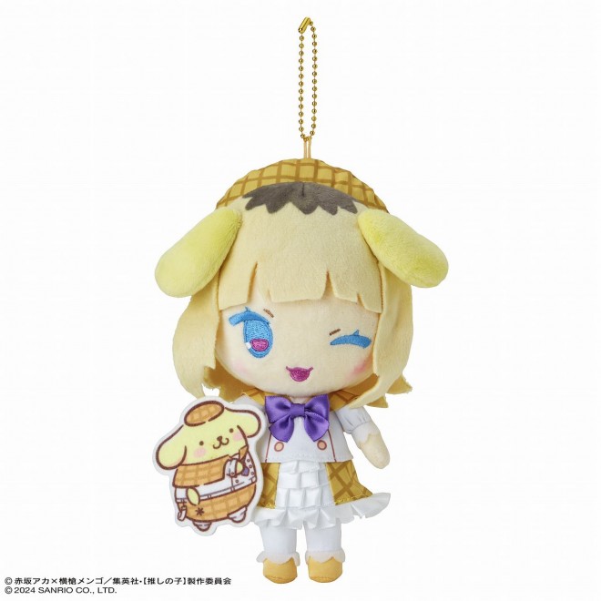 Oshi no Ko x Sanrio Collaboration Mascot Holders Pompompurin × MEM-cho