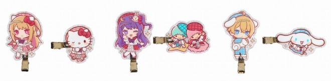 Oshi no Ko x Sanrio Collaboration Hair Clips