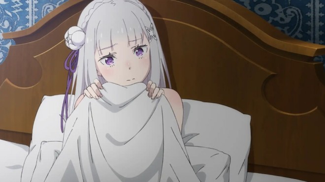 Emilia via "Re:Zero" season3