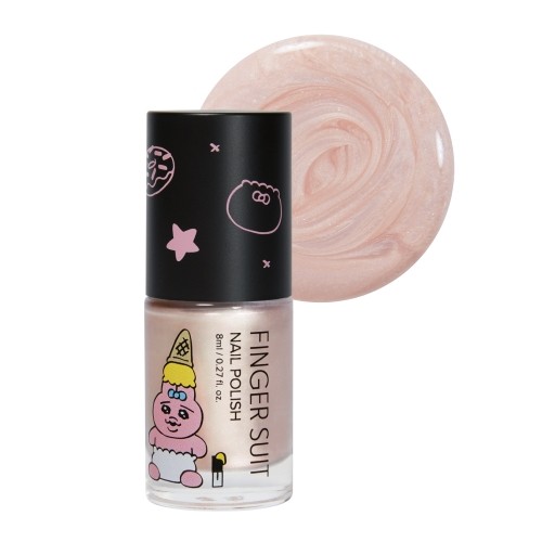 Opanchu Usagi partners with Korean nail brand FINGER SUIT for a charming, limited-edition collection. Ice Cream Soft Pink
