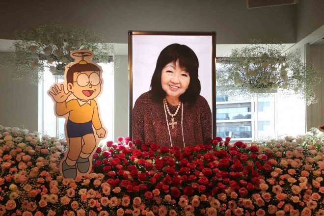 Scene from the farewell ceremony honoring Noriko Ohara’s legacy (C) ORICON NewS inc.