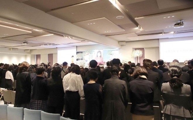 Scene from the farewell ceremony honoring Noriko Ohara’s legacy (C) ORICON NewS inc.