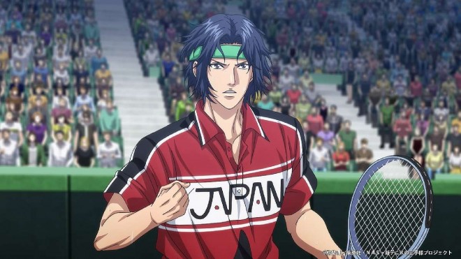 Scene from The New Prince of Tennis U-17 World Cup Semifinal (C) Takeshi Konomi/Shueisha, NAS, The New Prince of Tennis Project