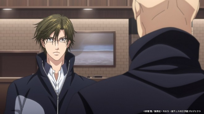 Scene from The New Prince of Tennis U-17 World Cup Semifinal (C) Takeshi Konomi/Shueisha, NAS, The New Prince of Tennis Project