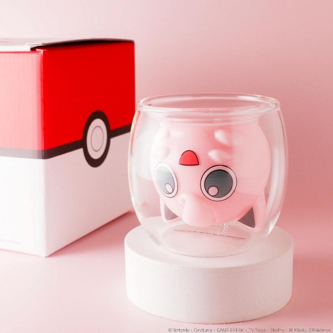 Jigglypuff Double-Wall Glass GLRK22107 & GLRK22108 (2 types, 4,290 yen incl. tax) (C) Nintendo, Creatures, GAME FREAK, TV Tokyo, ShoPro, JR Kikaku (C) Pokémon