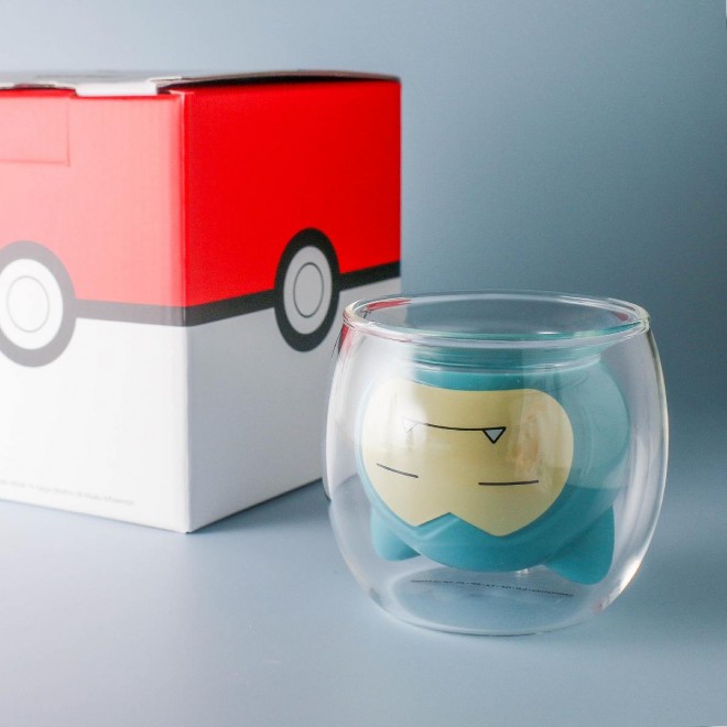 Snorlax Double-Wall Glass GLRK22105 & GLRK22106 (2 types, 4,290 yen incl. tax) (C) Nintendo, Creatures, GAME FREAK, TV Tokyo, ShoPro, JR Kikaku (C) Pokémon