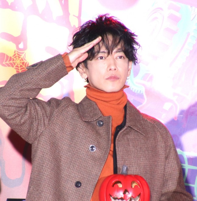 Takeru Satoh as White Blood Cell at the 'Cells at Work!' Halloween Event (C) ORICON News Inc.