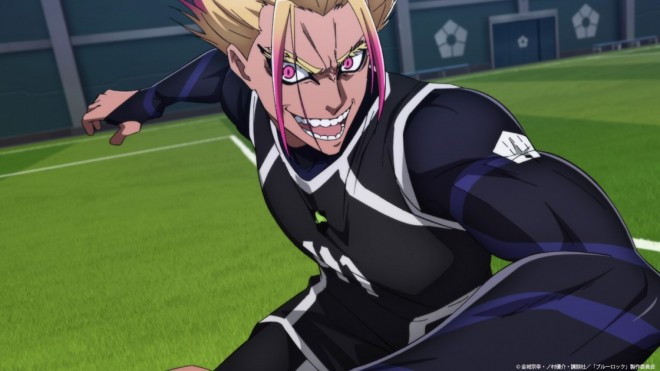 Ryusei Shidou from anime Blue Lock vs. U-20 Japan EP29 (S2 EP5)