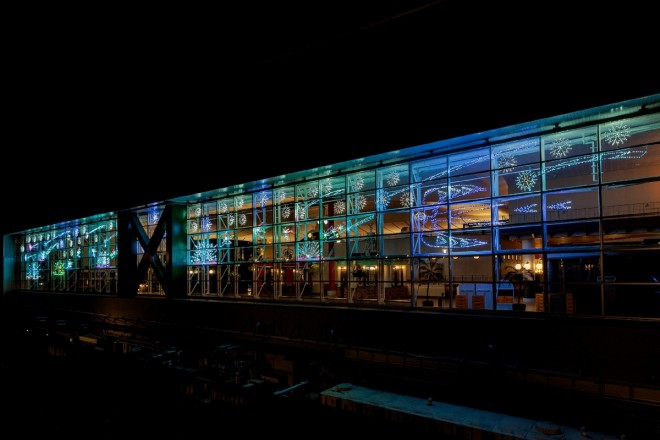 Ghibli Park’s Winter Illumination, inspired by Howl’s Moving Castle (©Studio Ghibli)