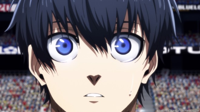 Yoichi Isagi from anime Blue Lock vs. U-20 Japan EP30 (S2 EP6)