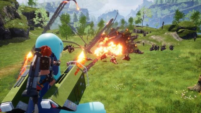 Visuals from the game Palworld