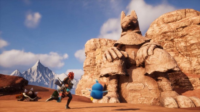 Visuals from the game Palworld
