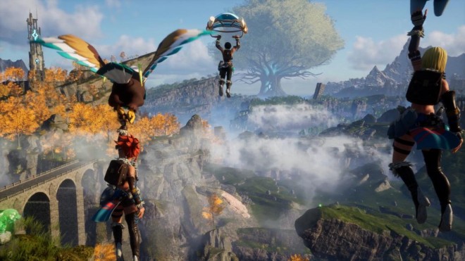 Visuals from the game Palworld