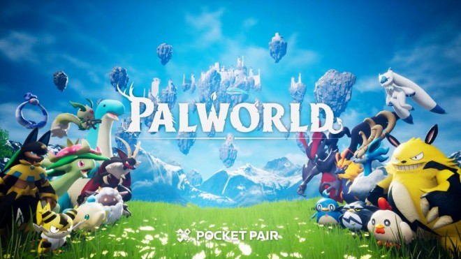 Visuals from the game Palworld