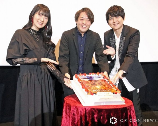 Yui Ishikawa, Director Yuichiro Hayashi, and Yuki Kaji