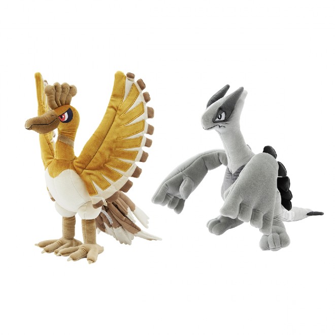 Ho-Oh and Lugia Plushies: Celebrate Pokémon Gold and Silver’s legendary mascots with premium plushies.