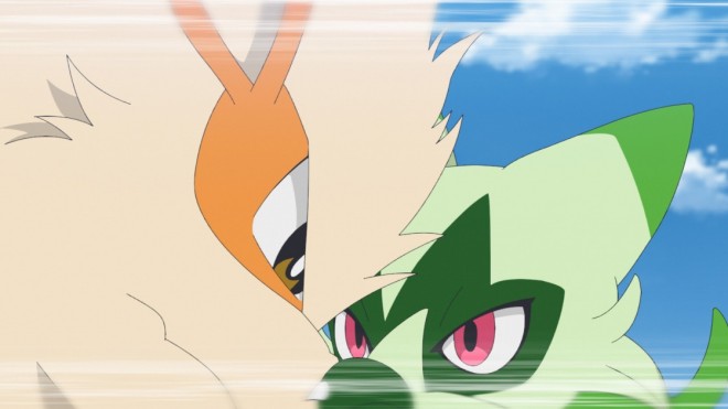Scene from the Pokémon anime