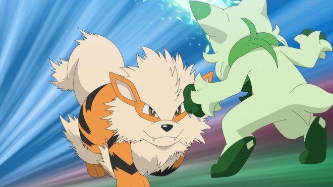 Scene from the Pokémon anime