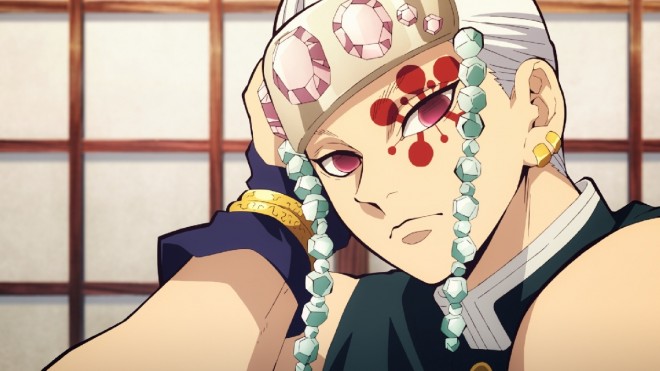 Scene from the TV anime “Demon Slayer: Entertainment District Arc”.