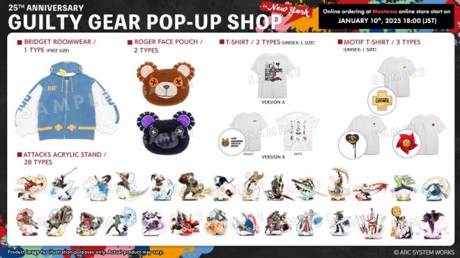 25th anniversary of the GUILTY GEAR Products
