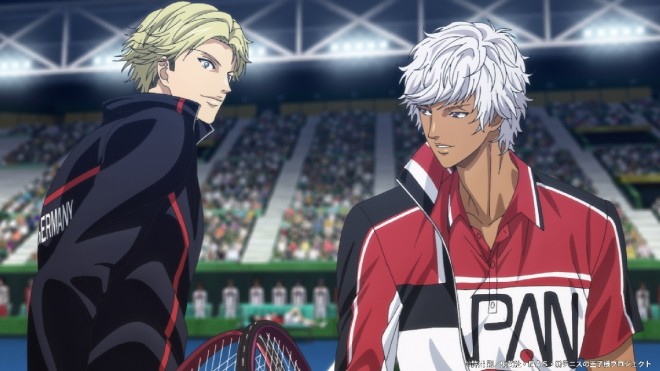 Scene from The New Prince of Tennis U-17 World Cup Semifinal (C) Takeshi Konomi/Shueisha, NAS, The New Prince of Tennis Project