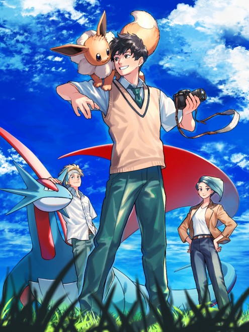 Official key visual for Pokémon's new interactive manga series, "I Can't Decide, Eevee!"