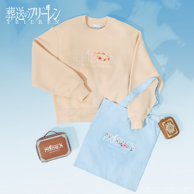 A design featuring Frieren’s trunk and her flower-summoning magic.