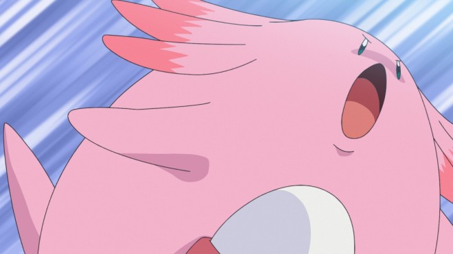 Scene from the Pokémon anime