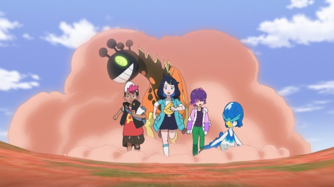Scene from the Pokémon anime