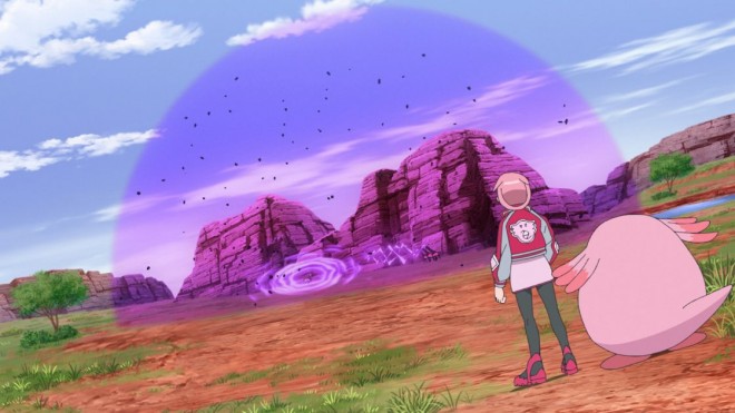 Scene from the Pokémon anime