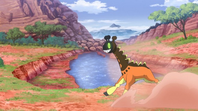 Scene from the Pokémon anime