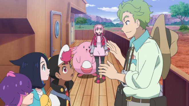 Scene from the Pokémon anime