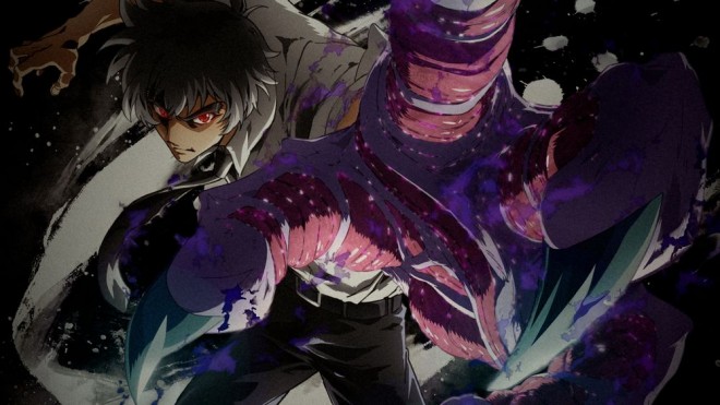 Scene from the Hell Teacher Nūbē anime.