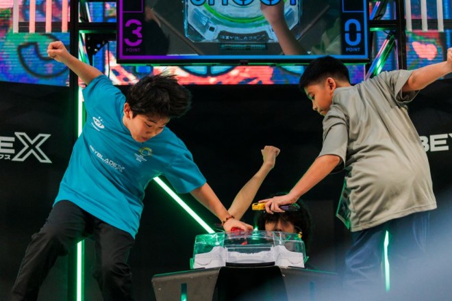 Scenes from the matches in the regular class