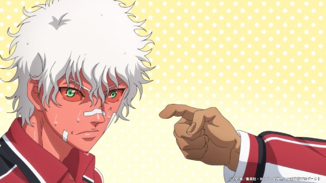 Scene from The New Prince of Tennis U-17 World Cup Semifinal