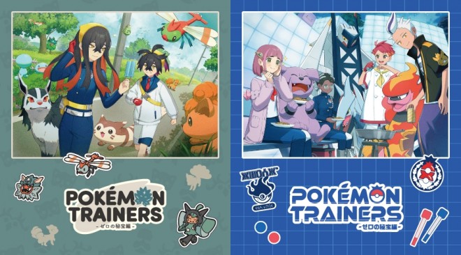 Sticker Set Pokémon Trainers - Kitakami Village & Blueberry Academy