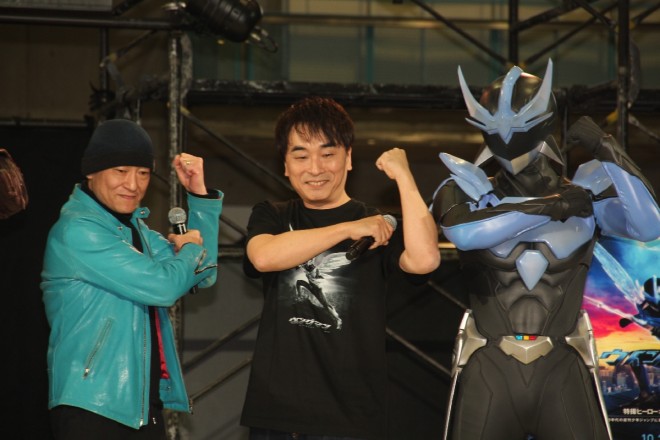 Katsura Masakazu (left) and Tomokazu Seki at the Wingman event