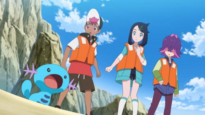 Scene from the Pokémon anime
