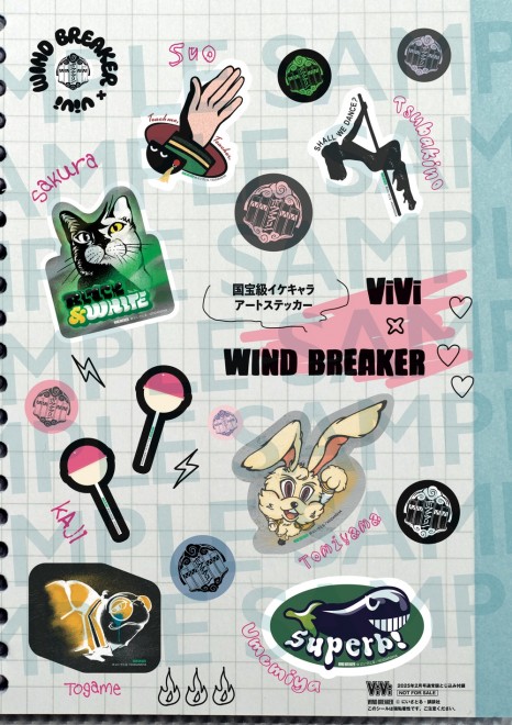 WIND BREAKER Stickers Included with ViVi