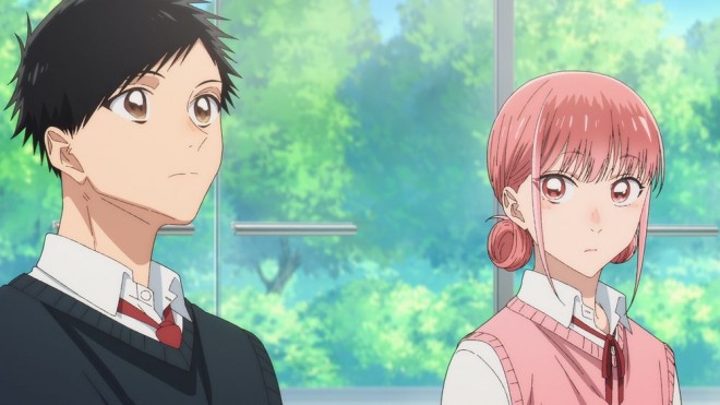 Hina Chono and Taiki Inomata from Blue Box