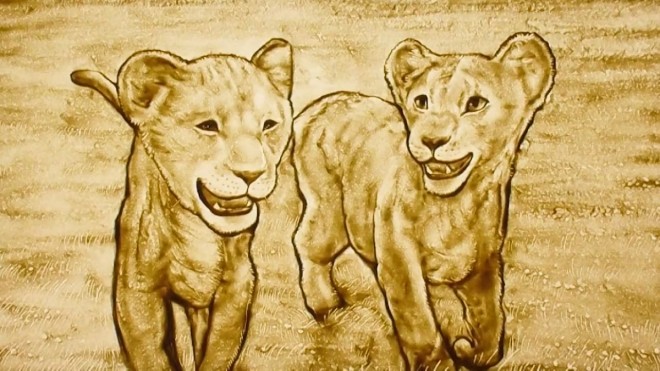 Mufasa: The Lion King Sand Art