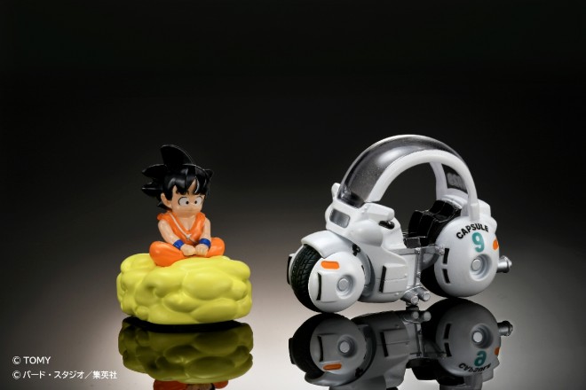 Tomica x Dragon Ball Collaboration: First Release “Son Goku’s Flying Nimbus” and “Bulma’s Capsule No. 9 Bike”